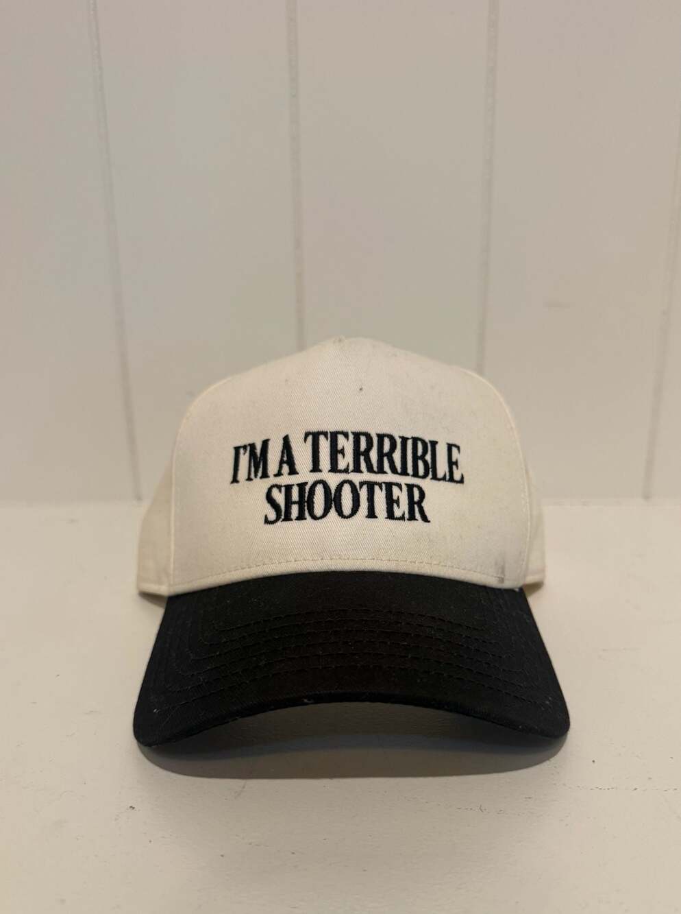 I'm A Terrible Shooter Two-Tone Snapback Baseball Hat